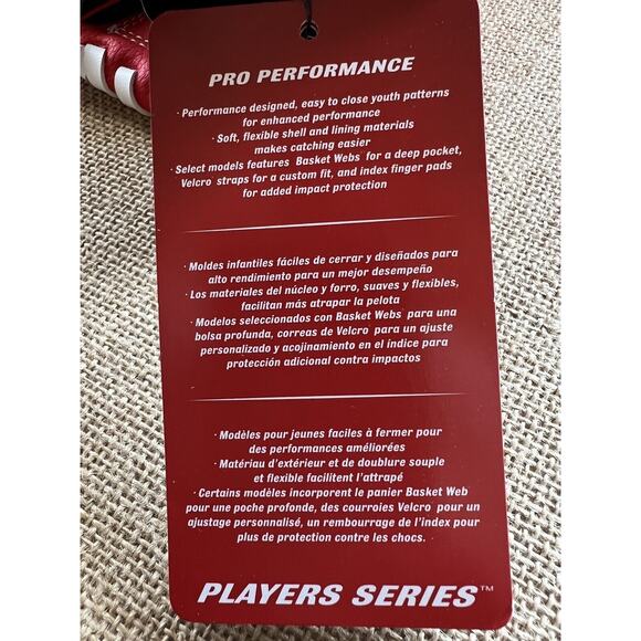 Rawlings LEFT HANDED Baseball Glove --Youth 5-7 yrs old--Brand NEW - Picture 11 of 12